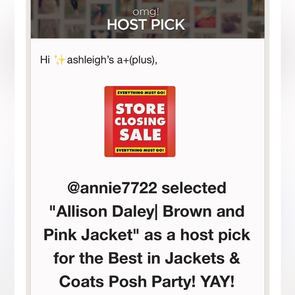 Allison Daley| Brown and Pink Jacket - Picture 5 of 5